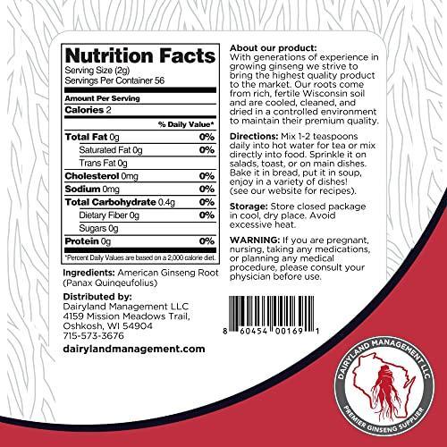 Wisconsin American Ginseng Powder - Dairyland Ginseng