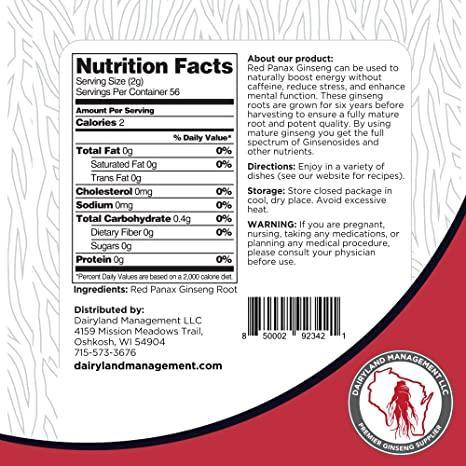 Red Korean Panax Ginseng Slices - Dairyland Ginseng