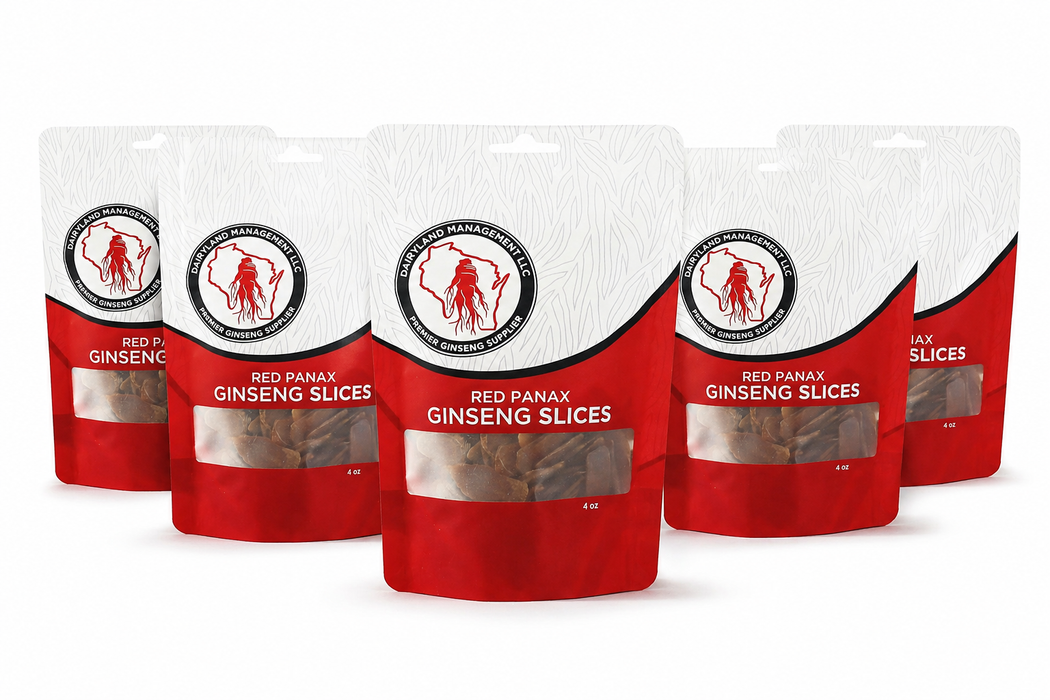 Red Korean Panax Ginseng Slices | Dairyland Ginseng Red Korean Panax Ginseng Slices | Dairyland Ginseng