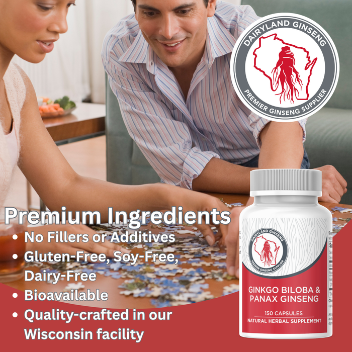 Ginkgo Biloba & Panax Ginseng Capsules