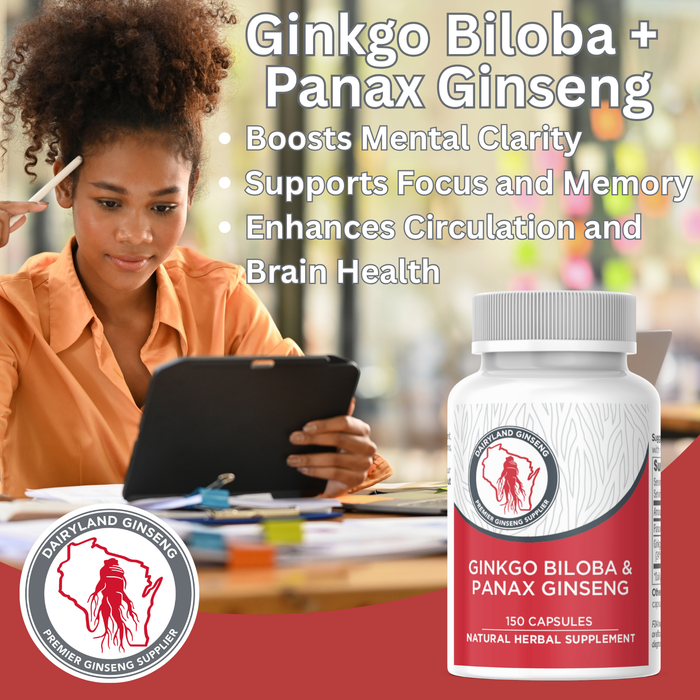 Ginkgo Biloba & Panax Ginseng Capsules
