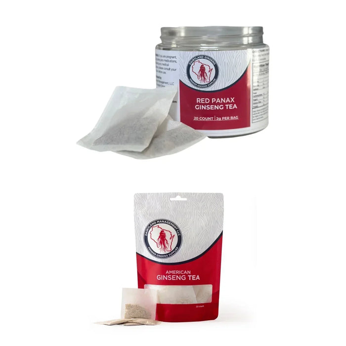 Premium Ginseng Tea Duo – A Blend of Heritage & Wellness - Dairyland Ginseng