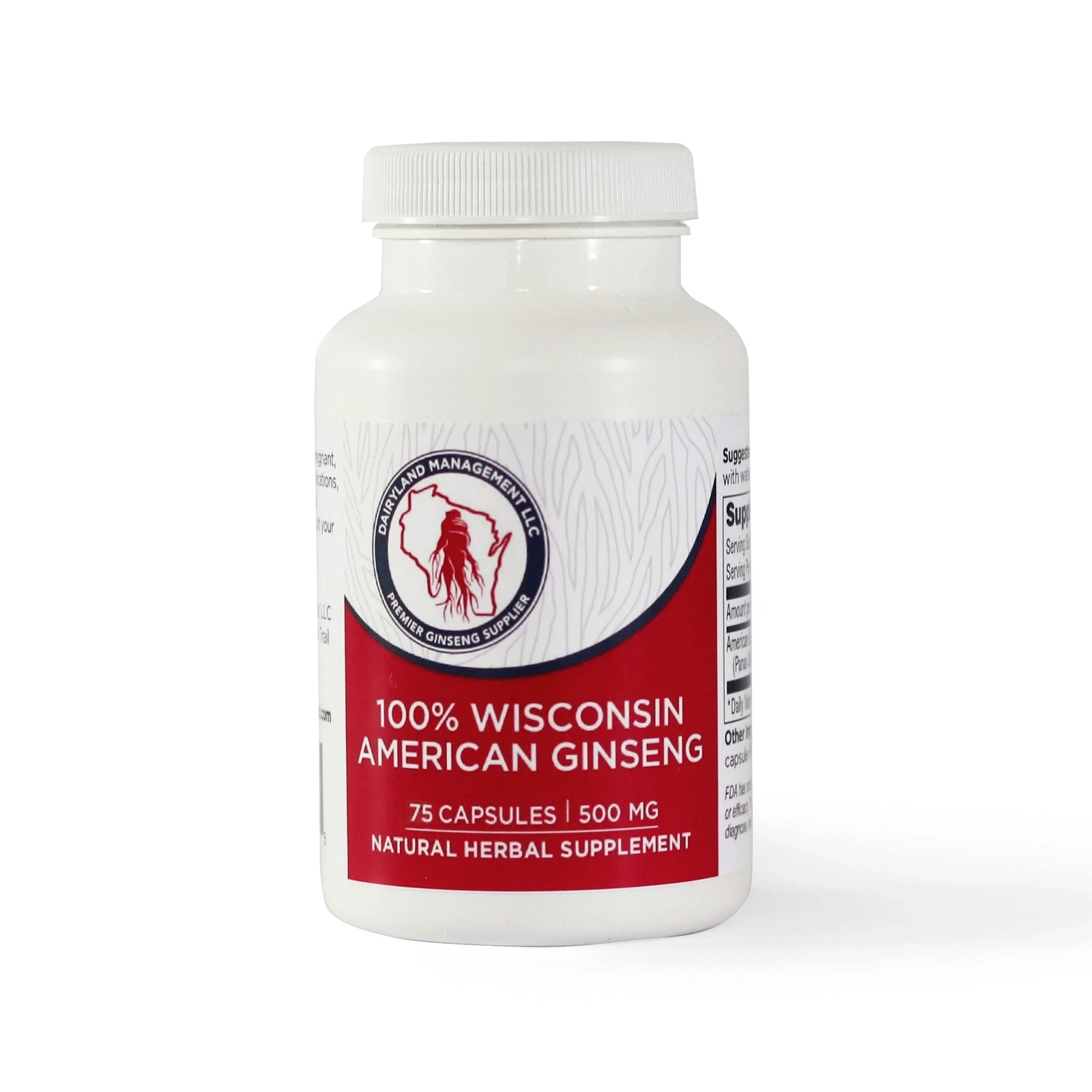 Authentic Wisconsin Ginseng Veggie Caps